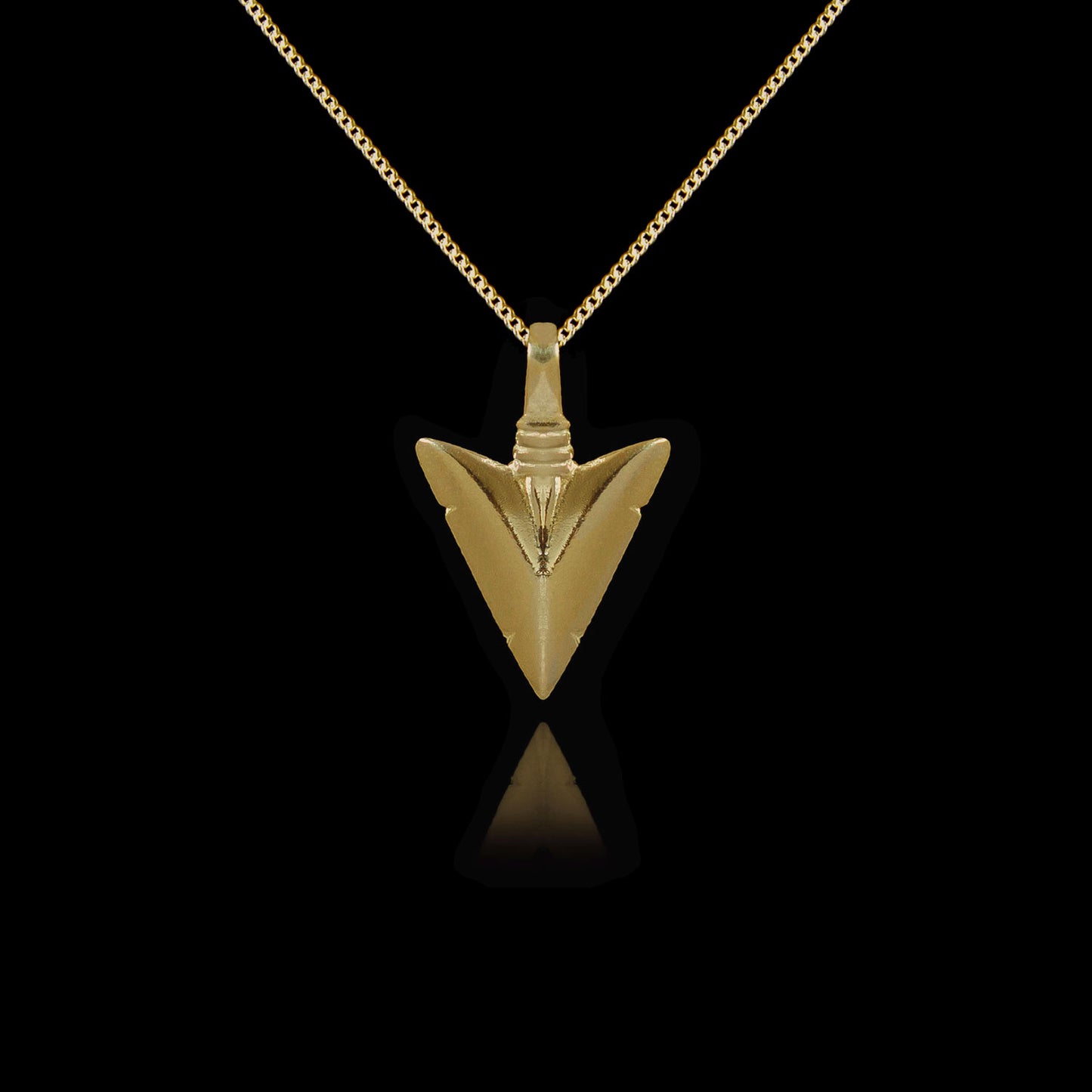 Colar de Prata Banhado a Ouro Hunter