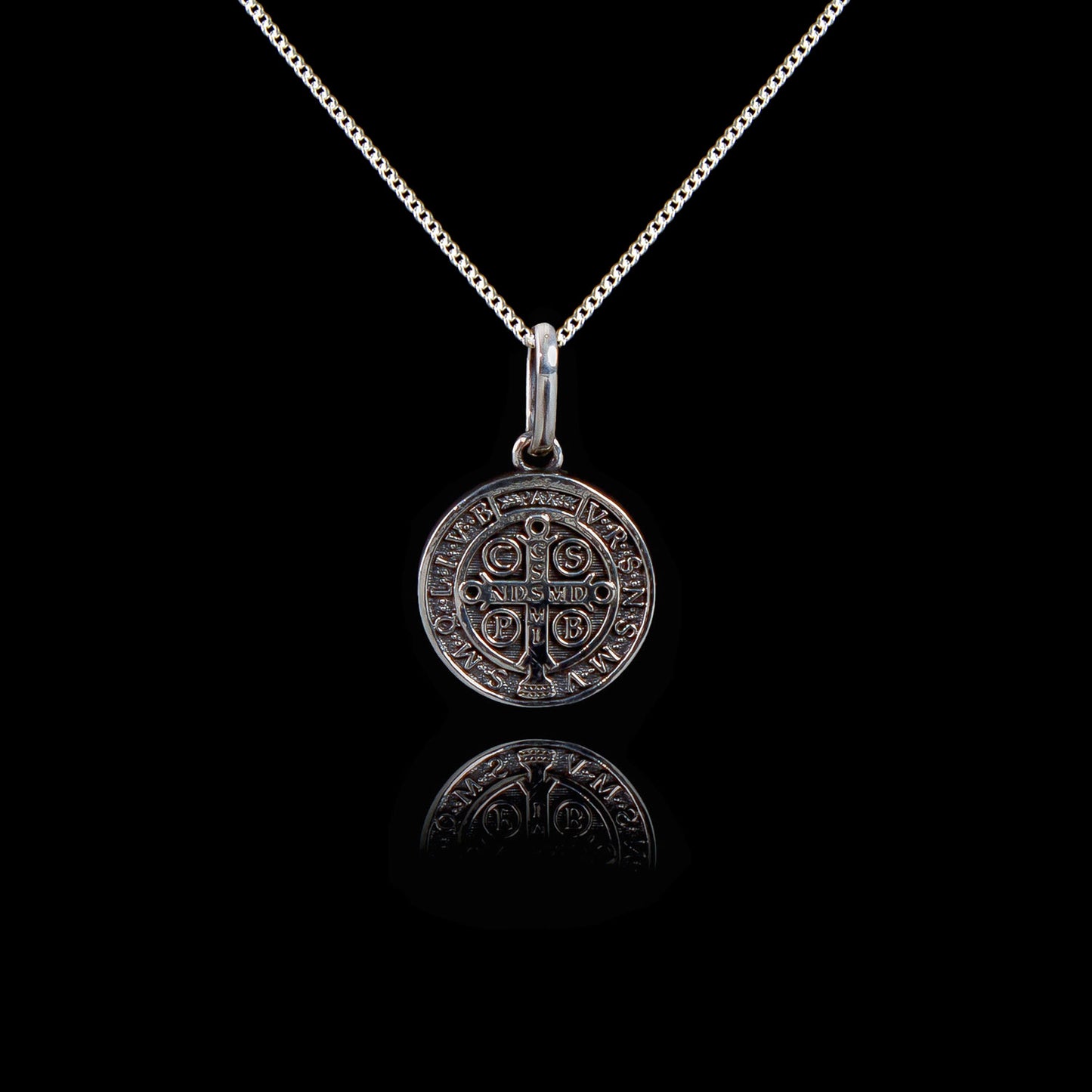 Colar de Prata Medal SB