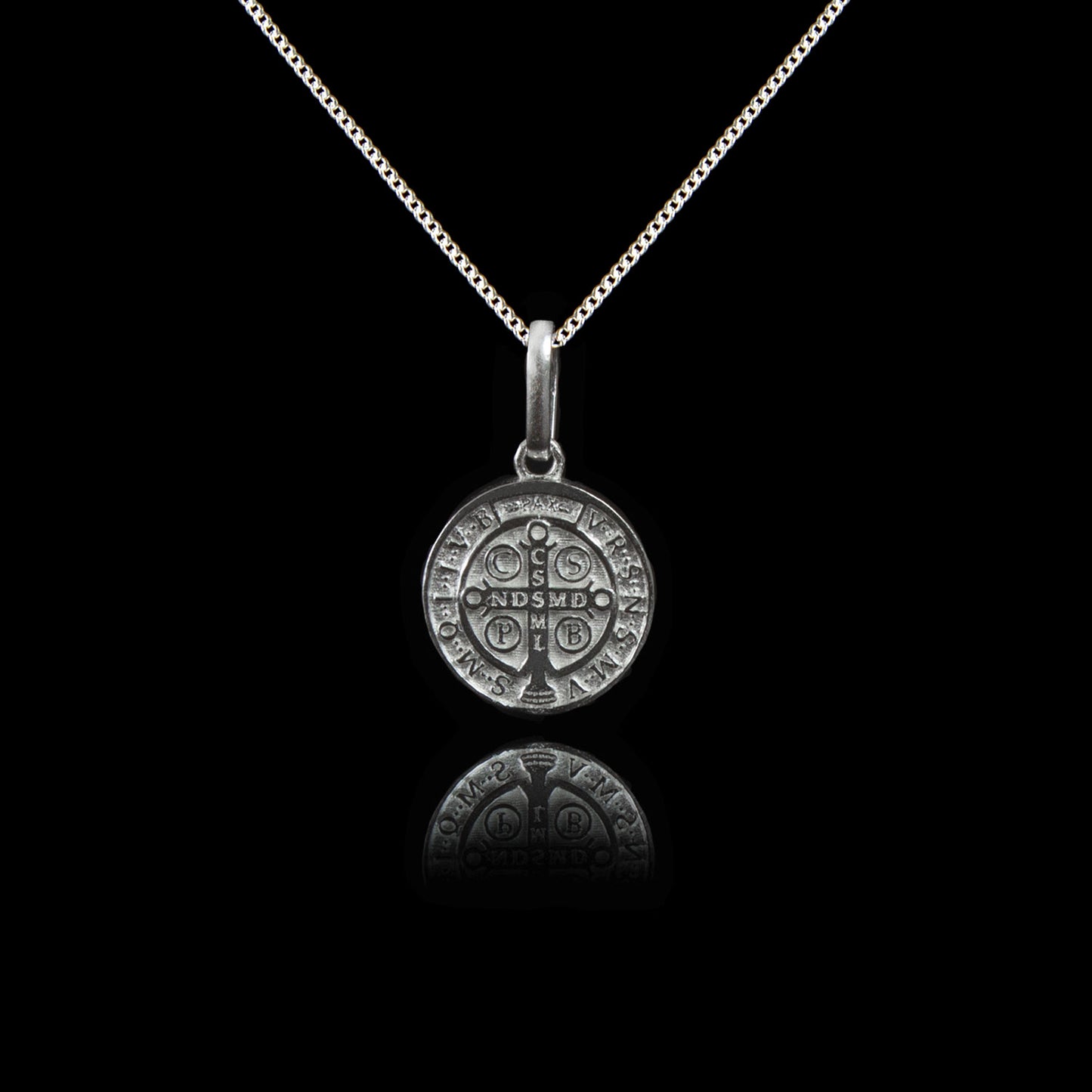 Old Siller - Colar de Prata Medal SB