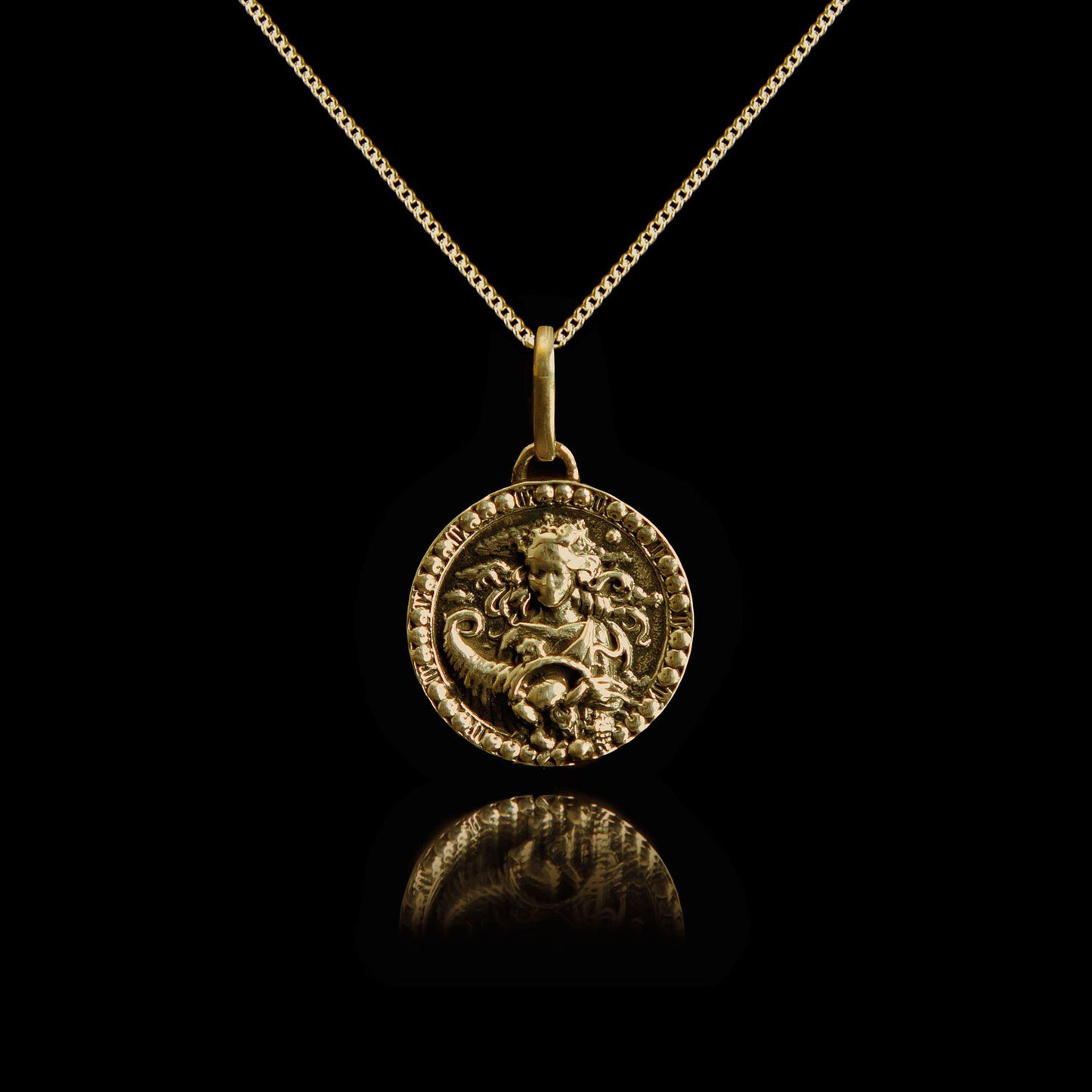 Colar de Prata Virgo Banhado a Ouro