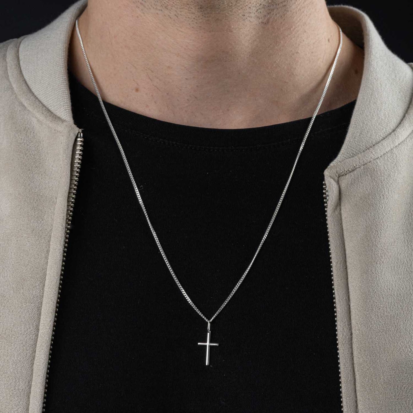 Colar de Prata Cross Small