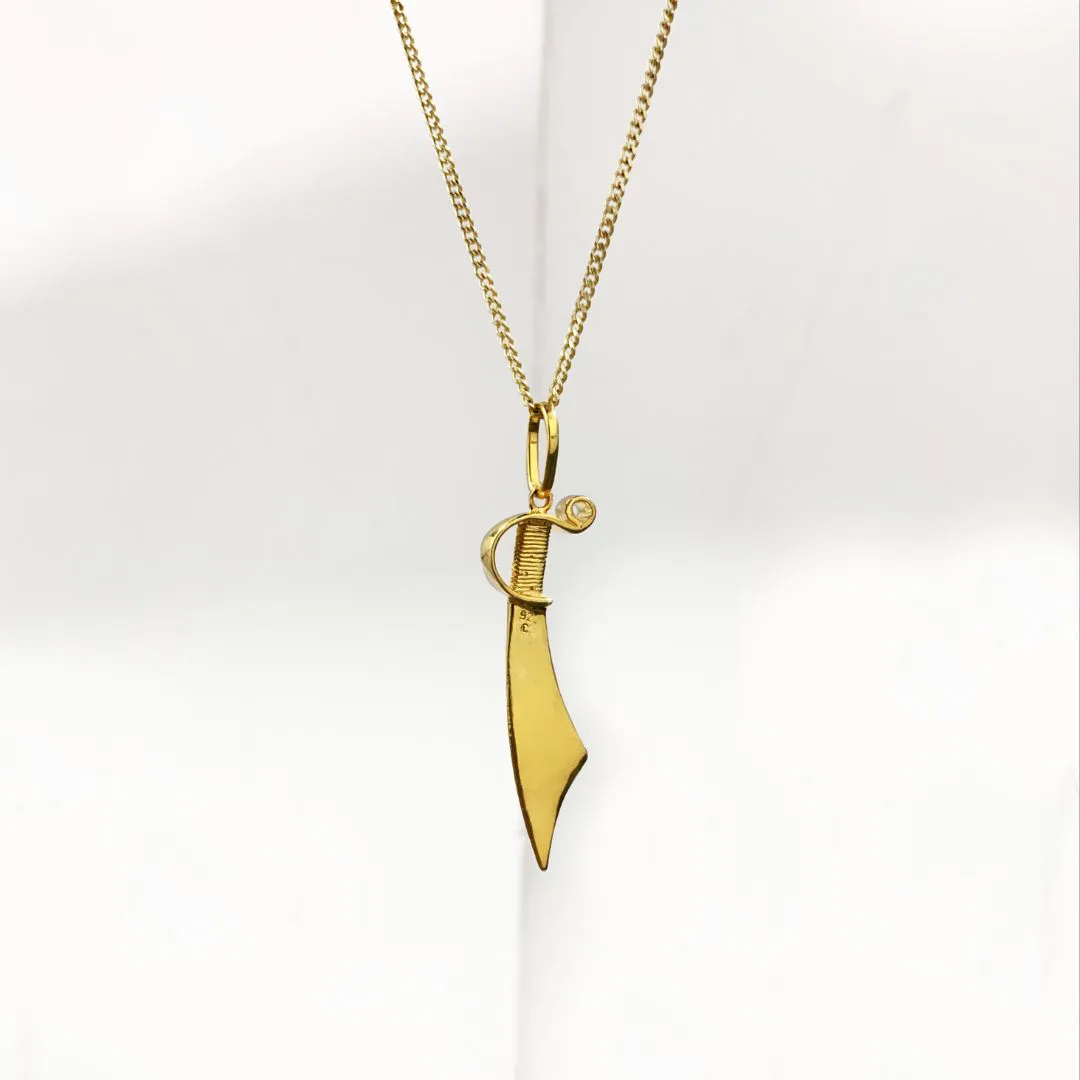 Colar de Prata Persian Banhado a Ouro