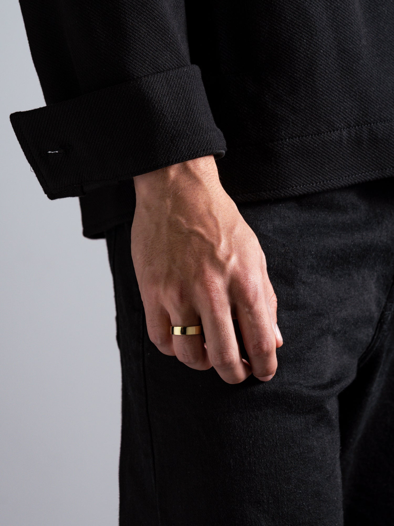 MATERIAL: PRATA BANHADA A OURO | Aliança Simple em Prata 925 banhada a Ouro 18k