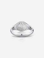 Anel Medal SB Slim banho em Prata