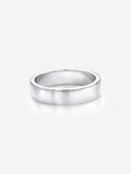 Anel Simple minimalista em Metal banhado a Prata