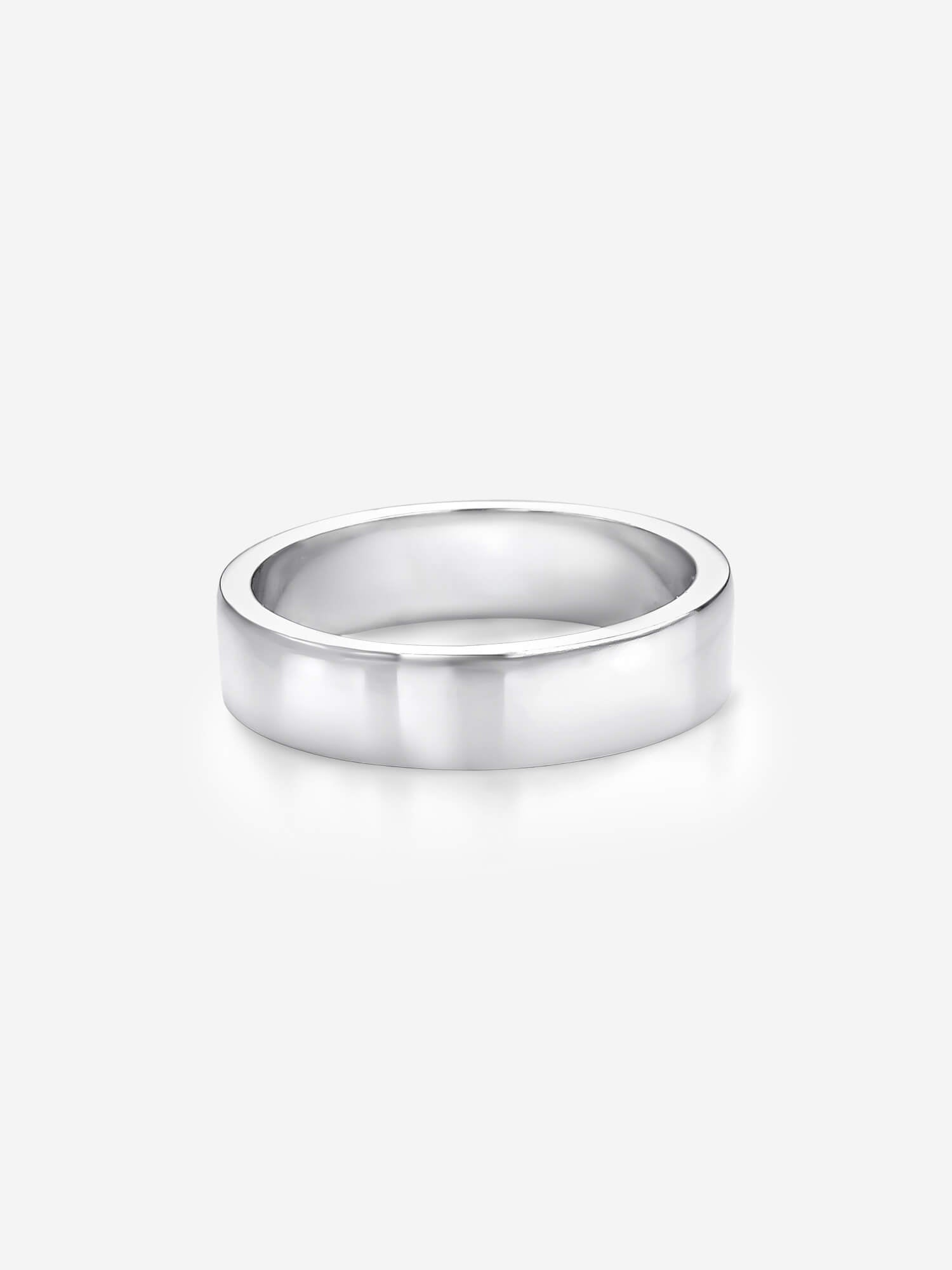 Anel Simple minimalista em Metal banhado a Prata