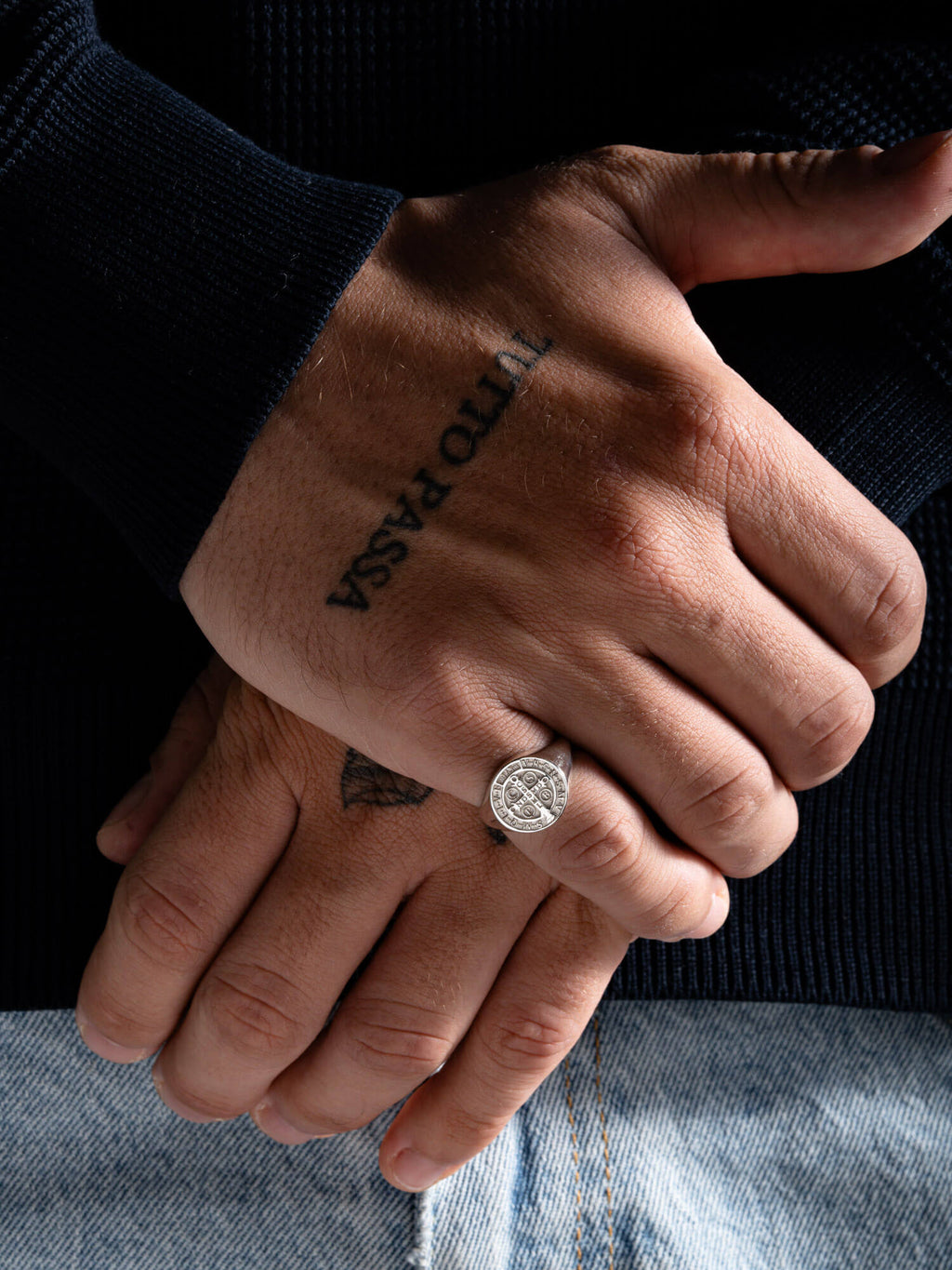 MATERIAL: PRATA | Anel Medal SB Prata Modelo em Prata 925