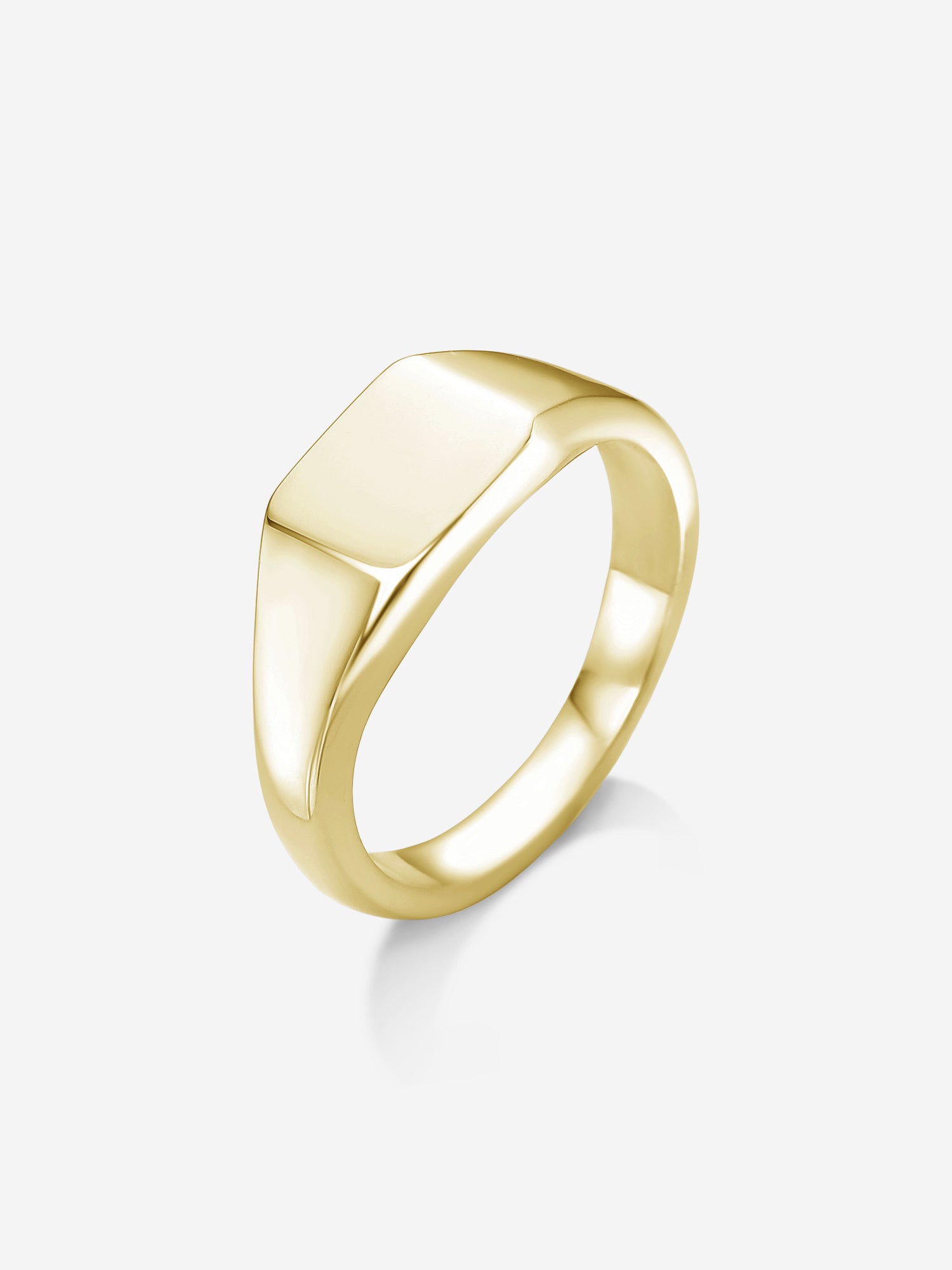 MATERIAL: PRATA BANHADA A OURO | Anel Caesar Medium em Prata 925 banhada a Ouro 18k