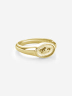 MATERIAL: PRATA BANHADA A OURO | Anel Crown em Prata 925 banhada a Ouro 18k