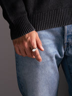 MATERIAL: PRATA | Anel Dante em Prata 925