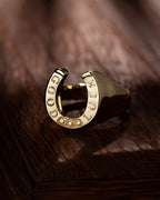 Anel Good Luck — Prata 925 banho em Ouro