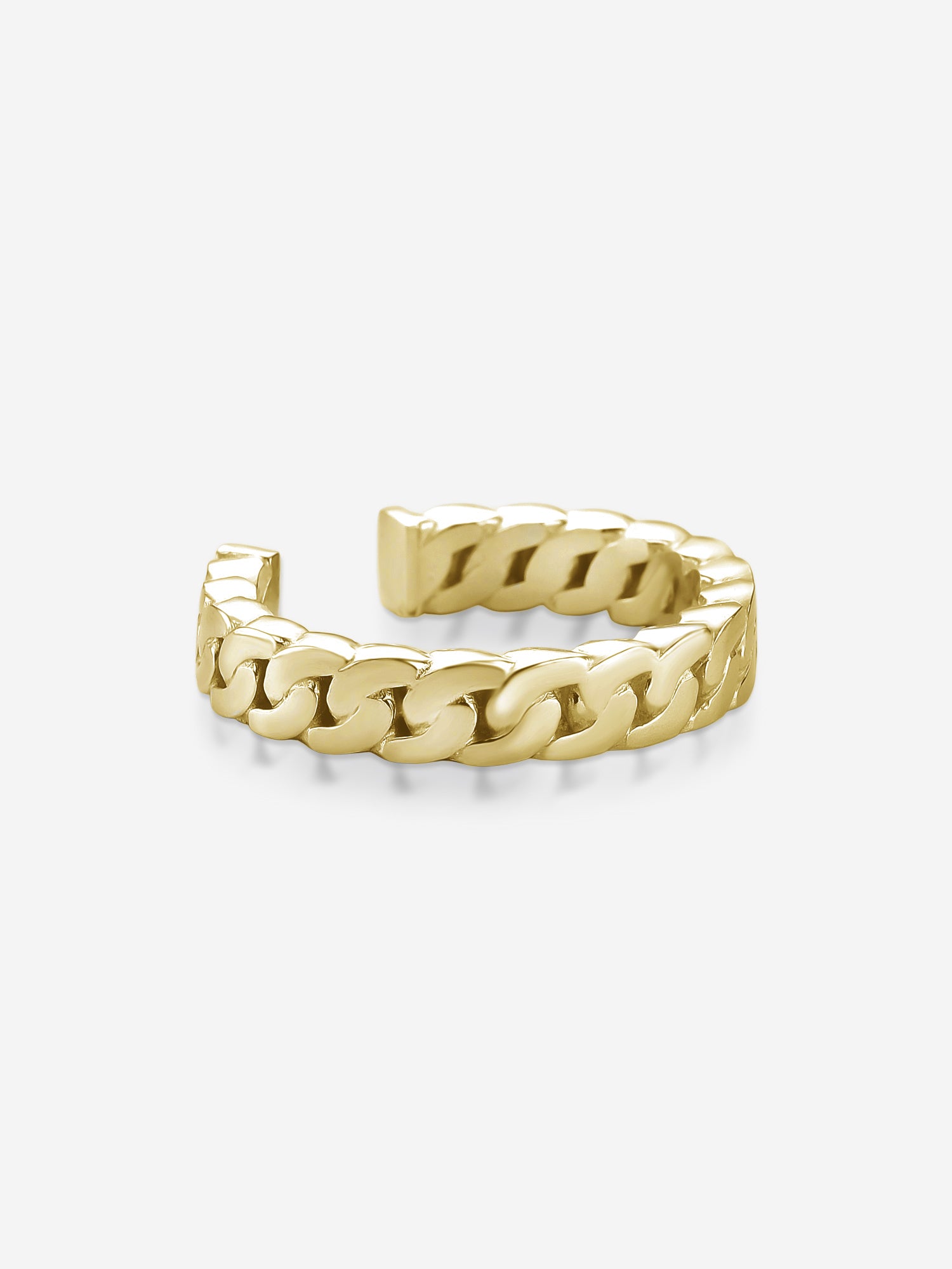MATERIAL: PRATA BANHADA A OURO | Anel Grumet Medium em Prata 925 banhada a Ouro 18k