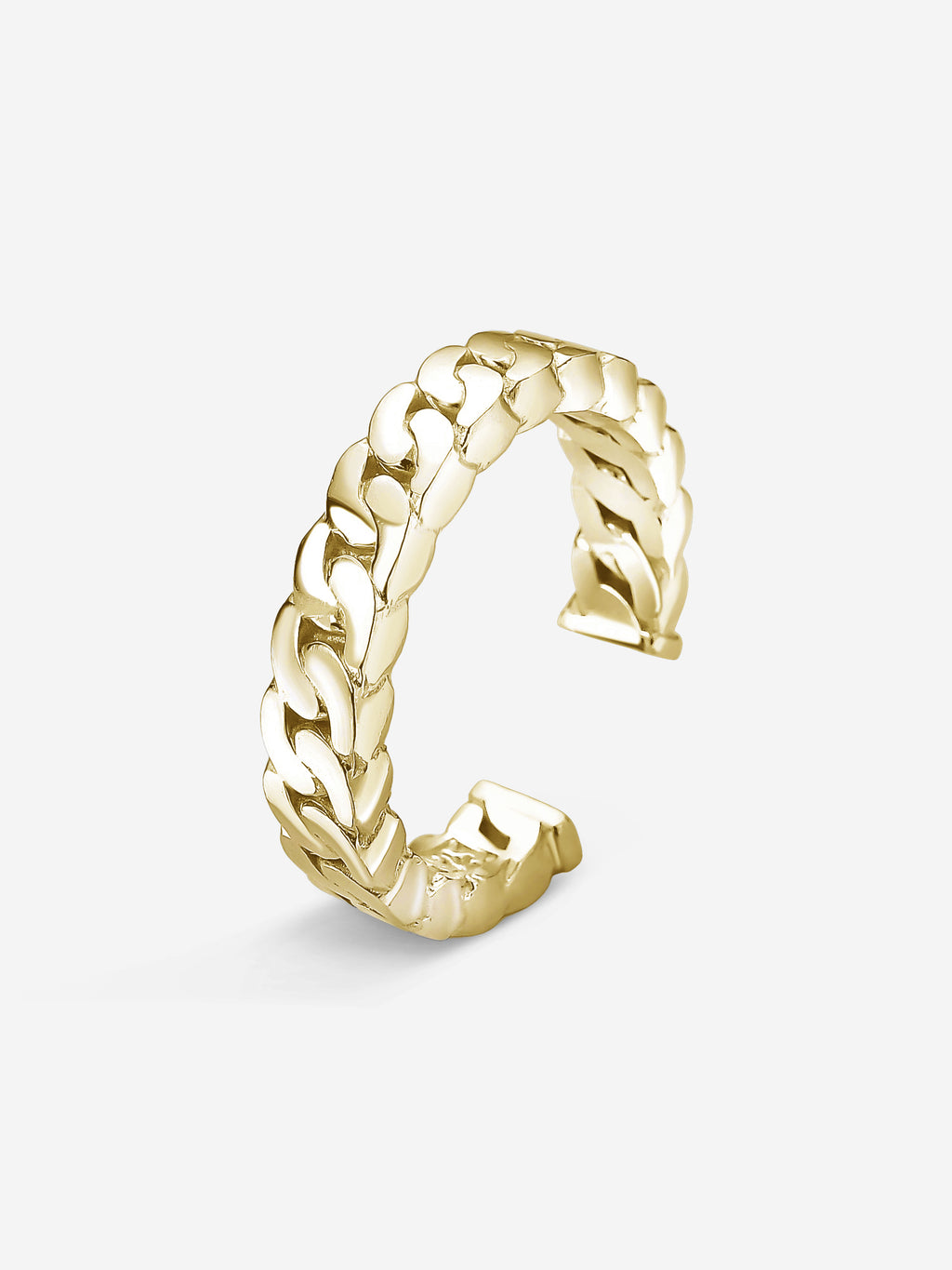 MATERIAL: PRATA BANHADA A OURO | Anel Grumet Medium em Prata 925 banhada a Ouro 18k
