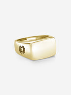 MATERIAL: PRATA BANHADA A OURO | Anel Hard em Prata 925 banhada a Ouro 18k