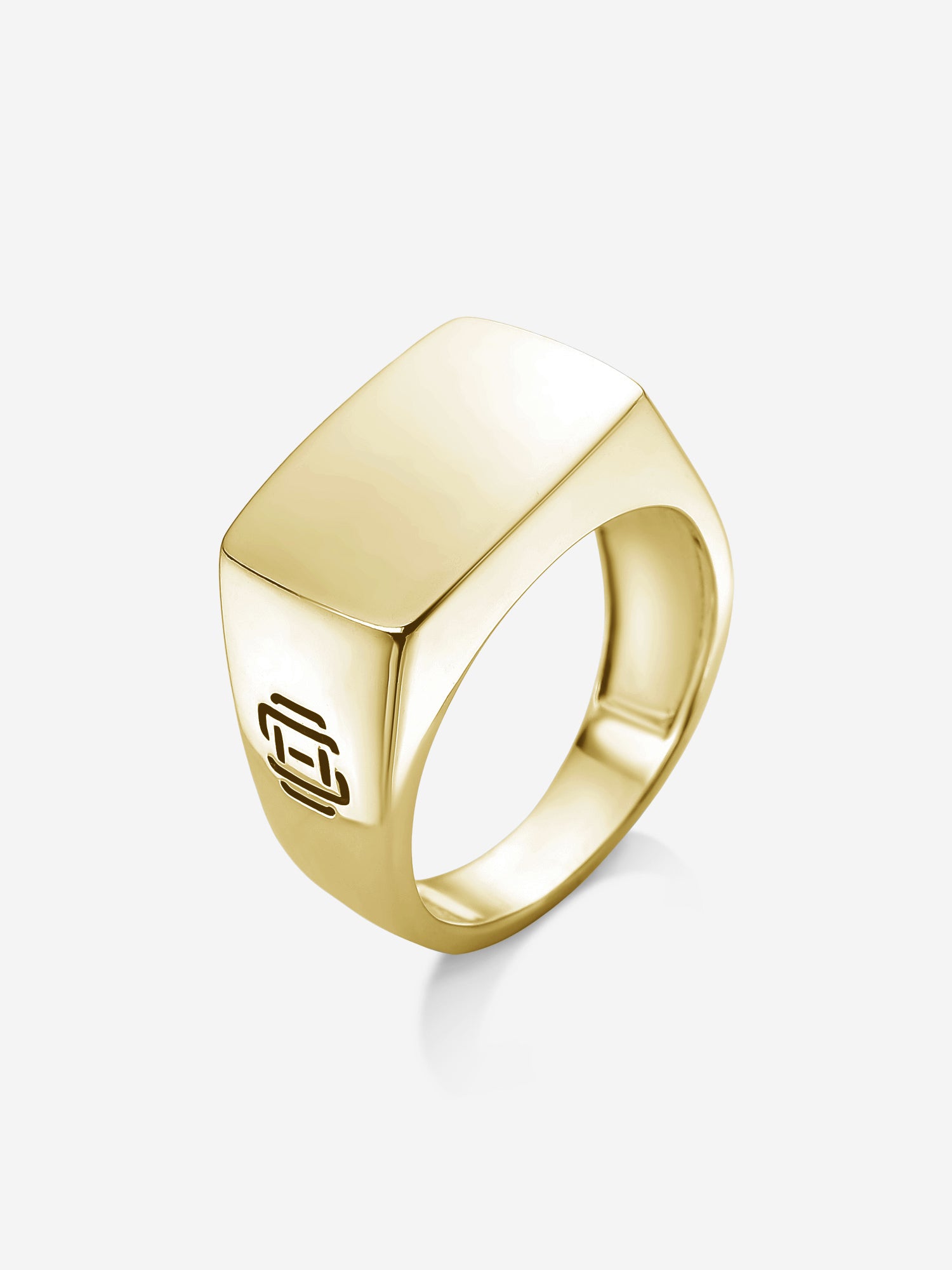 MATERIAL: PRATA BANHADA A OURO | Anel Hard em Prata 925 banhada a Ouro 18k