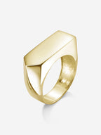 MATERIAL: PRATA BANHADA A OURO | Anel Hill em Prata 925 banhada a Ouro 18k