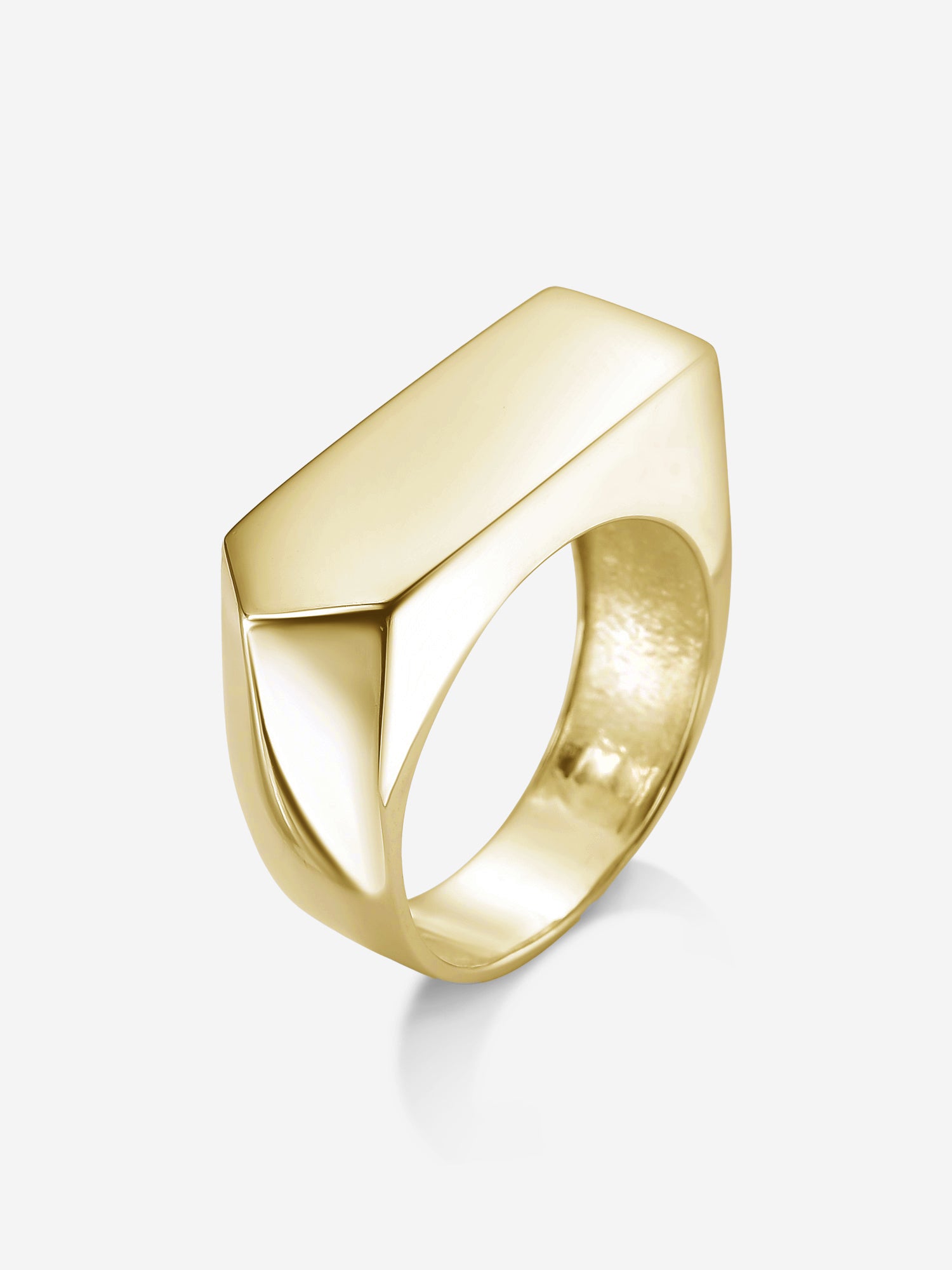 MATERIAL: PRATA BANHADA A OURO | Anel Hill em Prata 925 banhada a Ouro 18k