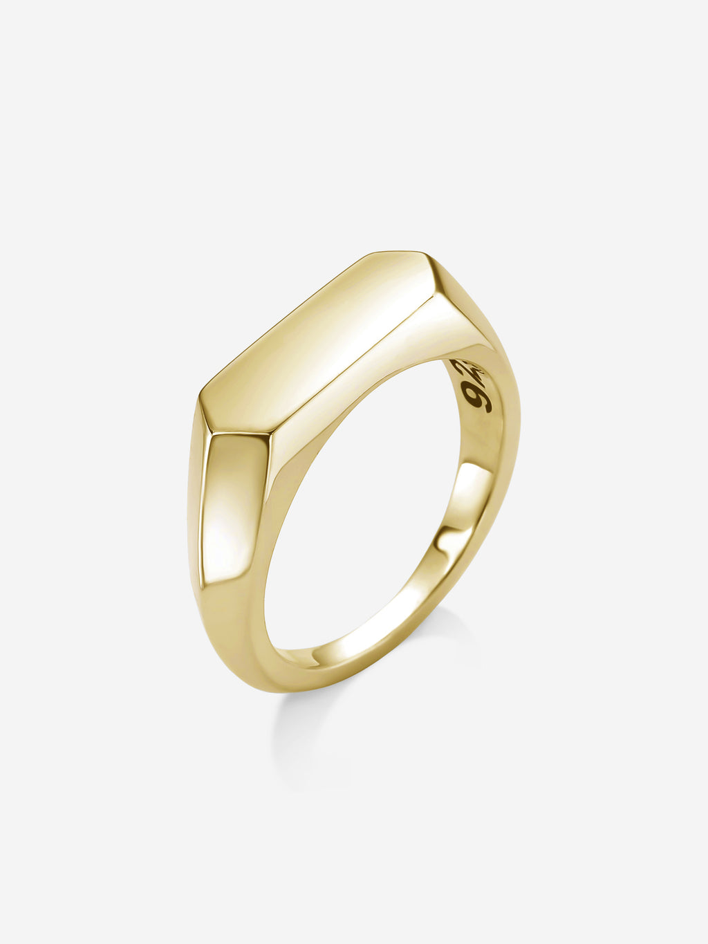MATERIAL: PRATA BANHADA A OURO | Anel Narrow em Prata 925 banhada a Ouro 18k