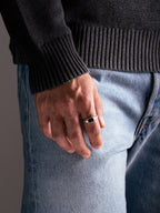 MATERIAL: PRATA | Anel Noir em Prata 925