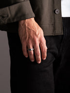 MATERIAL: PRATA | Anel Nox em Prata 925