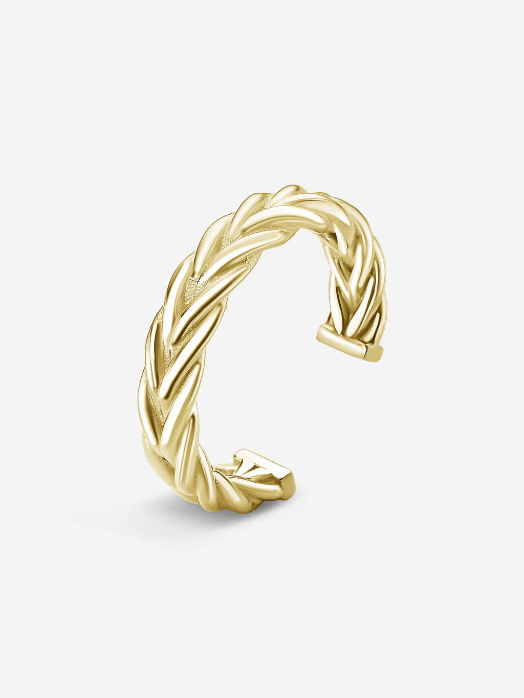 MATERIAL: PRATA BANHADA A OURO | Anel Rome Medium em Prata 925 banhada a Ouro 18k