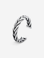 MATERIAL: PRATA OXIDADA | Anel Rome Medium em Prata 925 Oxidada