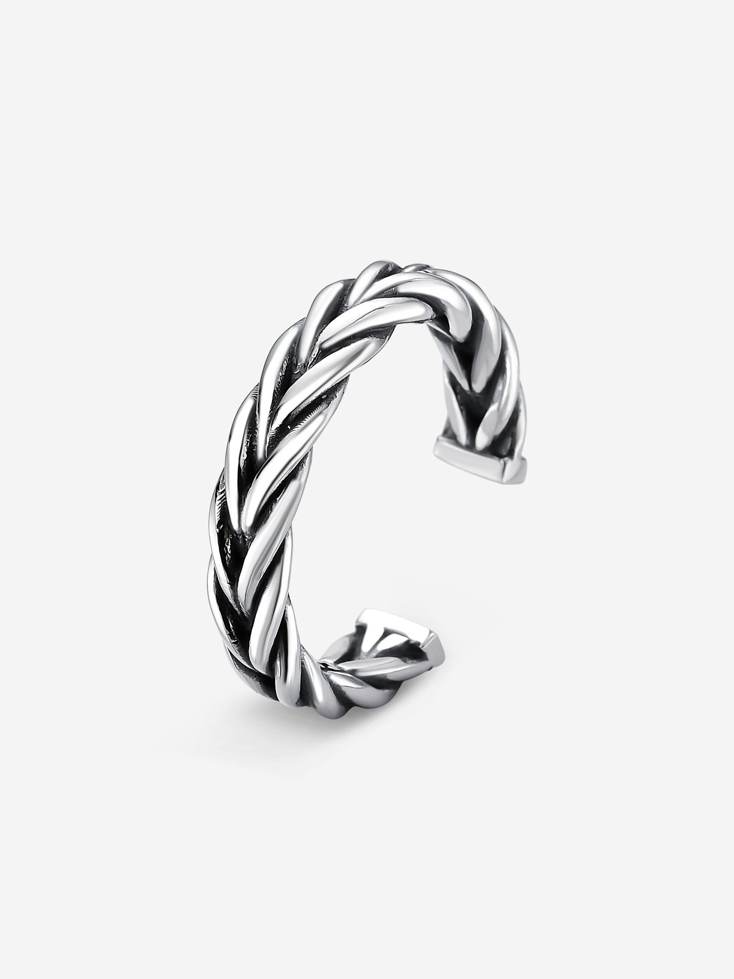 MATERIAL: PRATA OXIDADA | Anel Rome Medium em Prata 925 Oxidada