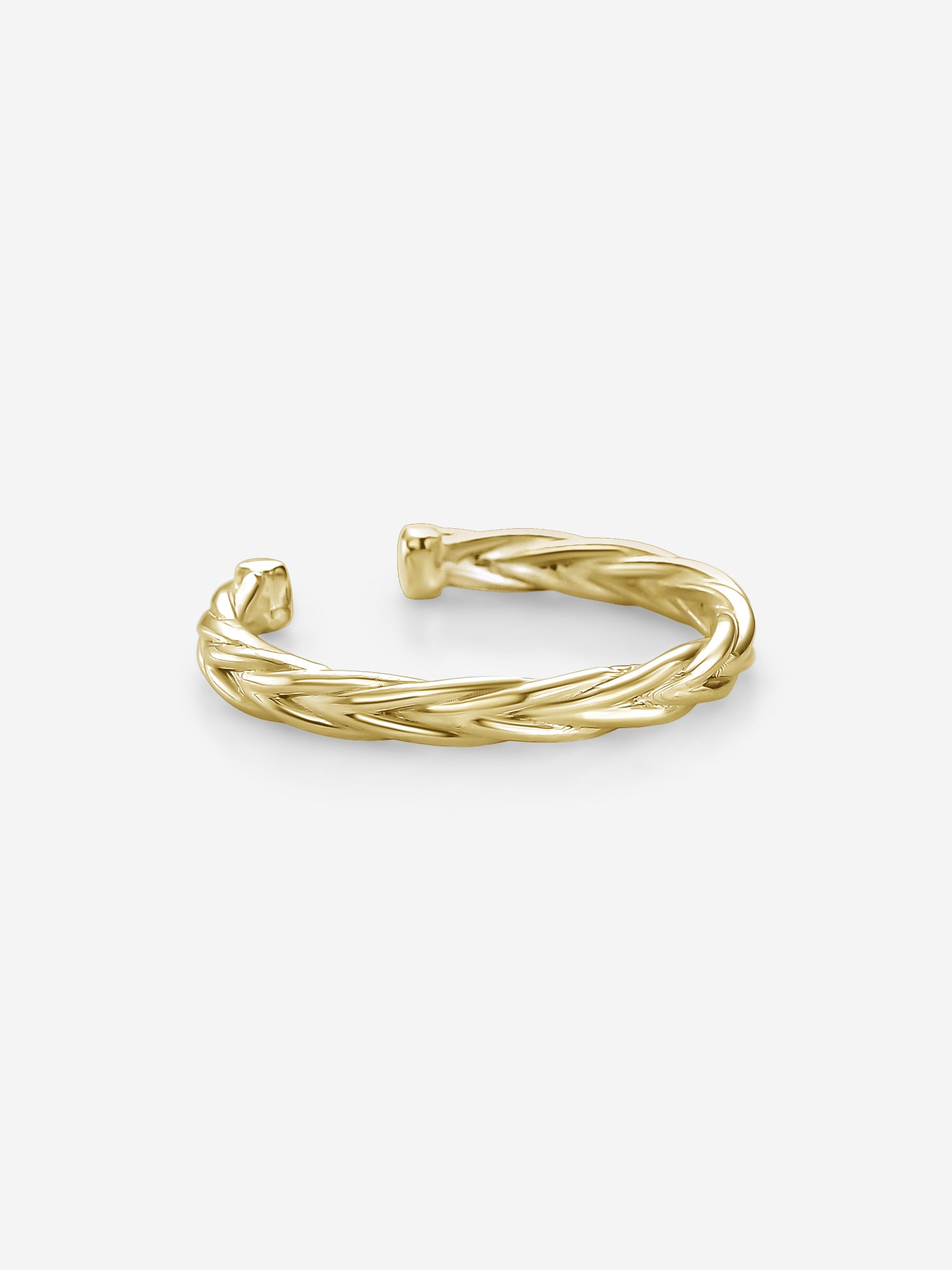MATERIAL: PRATA BANHADA A OURO | Anel Rome Slim em Prata 925 banhada a Ouro 18k