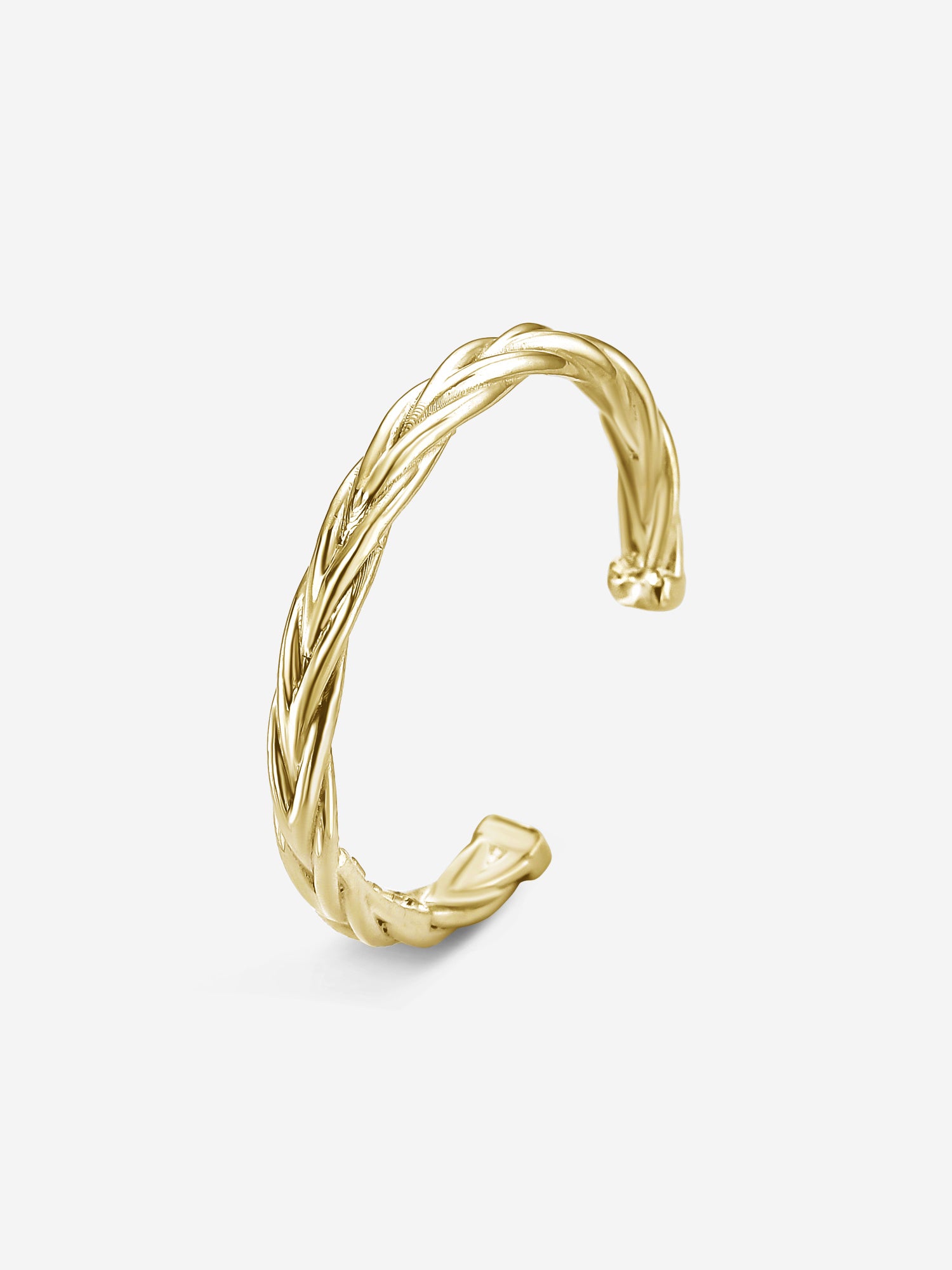MATERIAL: PRATA BANHADA A OURO | Anel Rome Slim em Prata 925 banhada a Ouro 18k