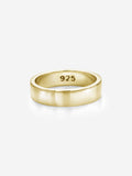 MATERIAL: PRATA BANHADA A OURO | Anel Simple em Prata 925 banhada a Ouro 18k