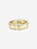 MATERIAL: PRATA BANHADA A OURO | Anel Simple em Prata 925 banhada a Ouro 18k