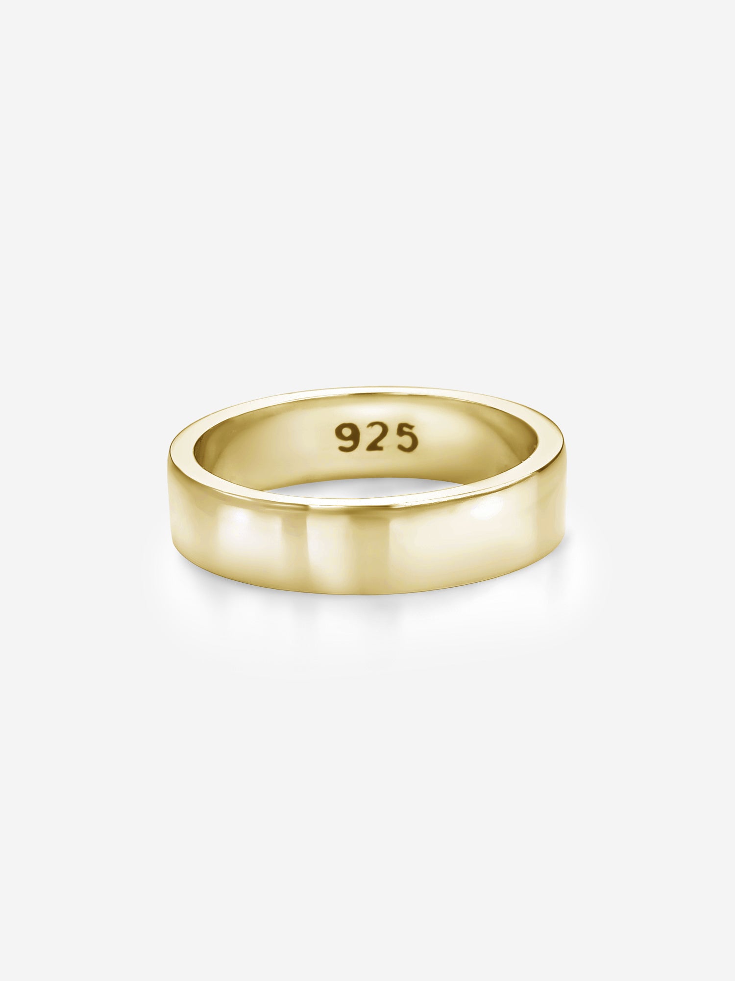 MATERIAL: PRATA BANHADA A OURO | Anel Simple em Prata 925 banhada a Ouro 18k