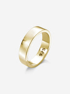 MATERIAL: PRATA BANHADA A OURO | Anel Simple em Prata 925 banhada a Ouro 18k