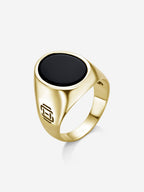 MATERIAL: PRATA BANHADA A OURO | Anel Soul Oval em Prata 925 banhada a Ouro 18k