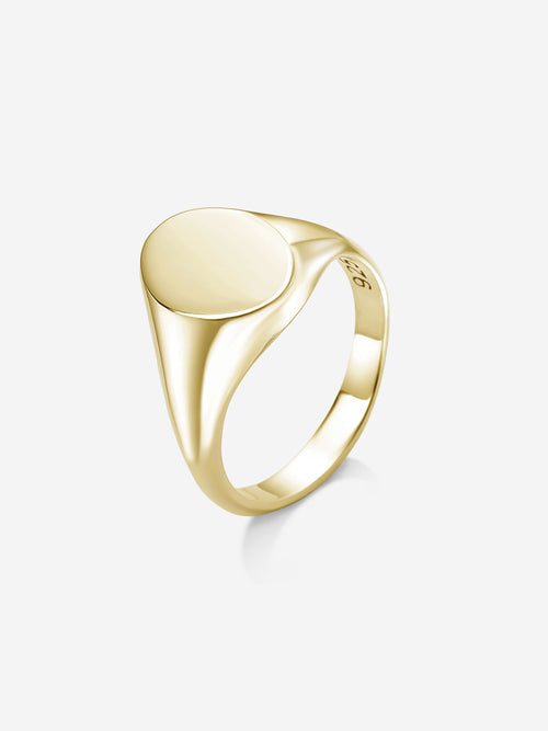 MATERIAL: PRATA BANHADA A OURO | Anel Victory em Prata 925 banhada a Ouro 18k