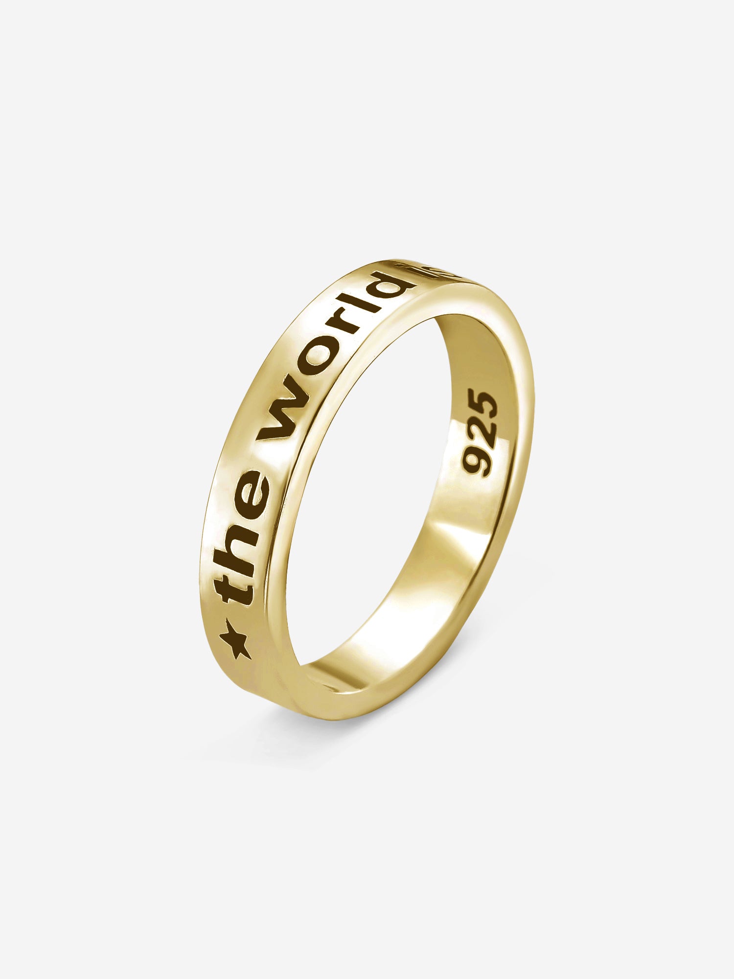 MATERIAL: PRATA BANHADA A OURO | Anel Yours em Prata 925 banhada a Ouro 18k