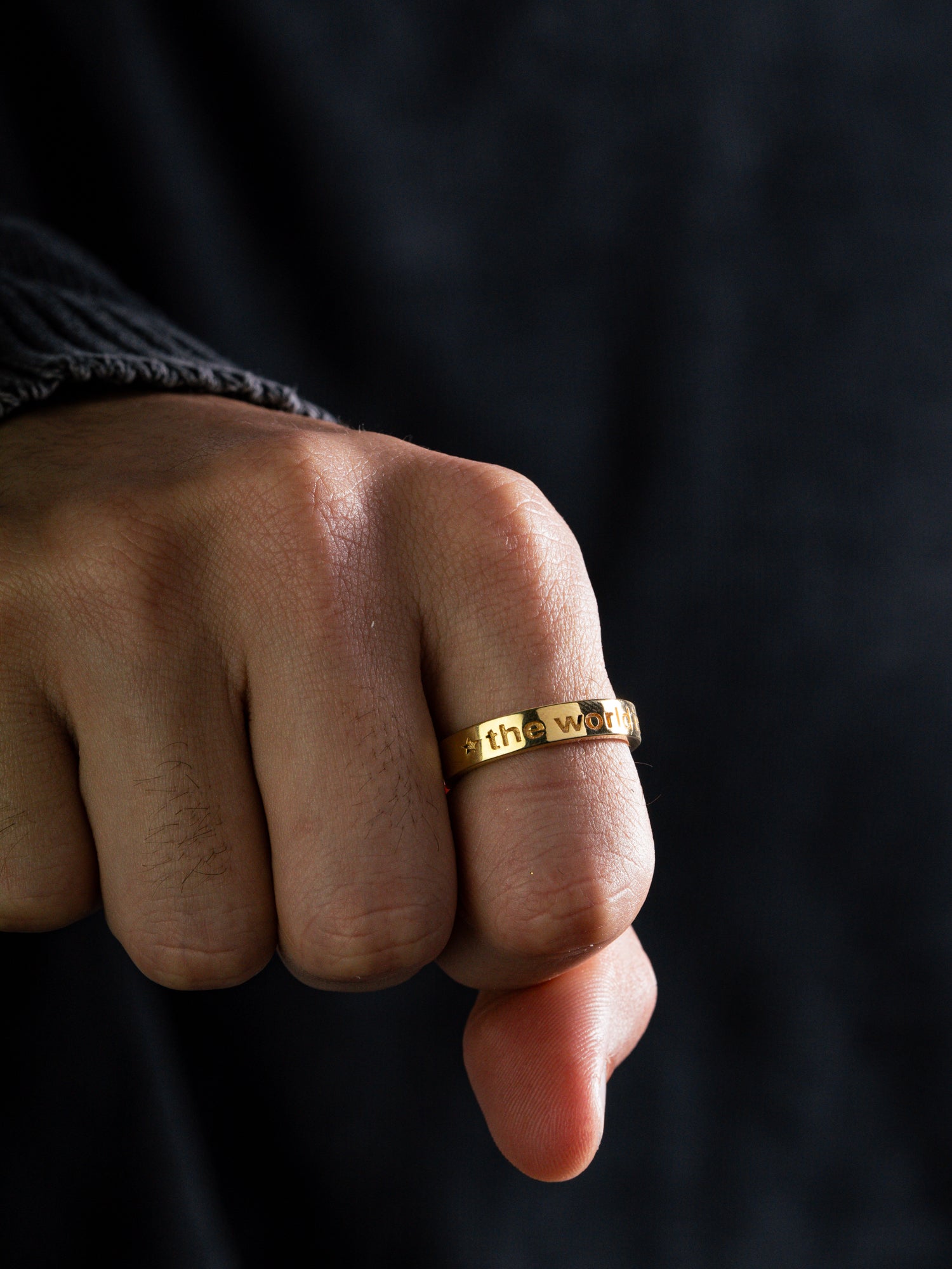 MATERIAL: PRATA BANHADA A OURO | Anel Yours em Prata 925 banhada a Ouro 18k