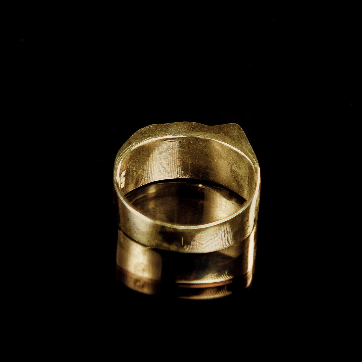Anel de Prata Impact Banhado a Ouro | Old Siller 2