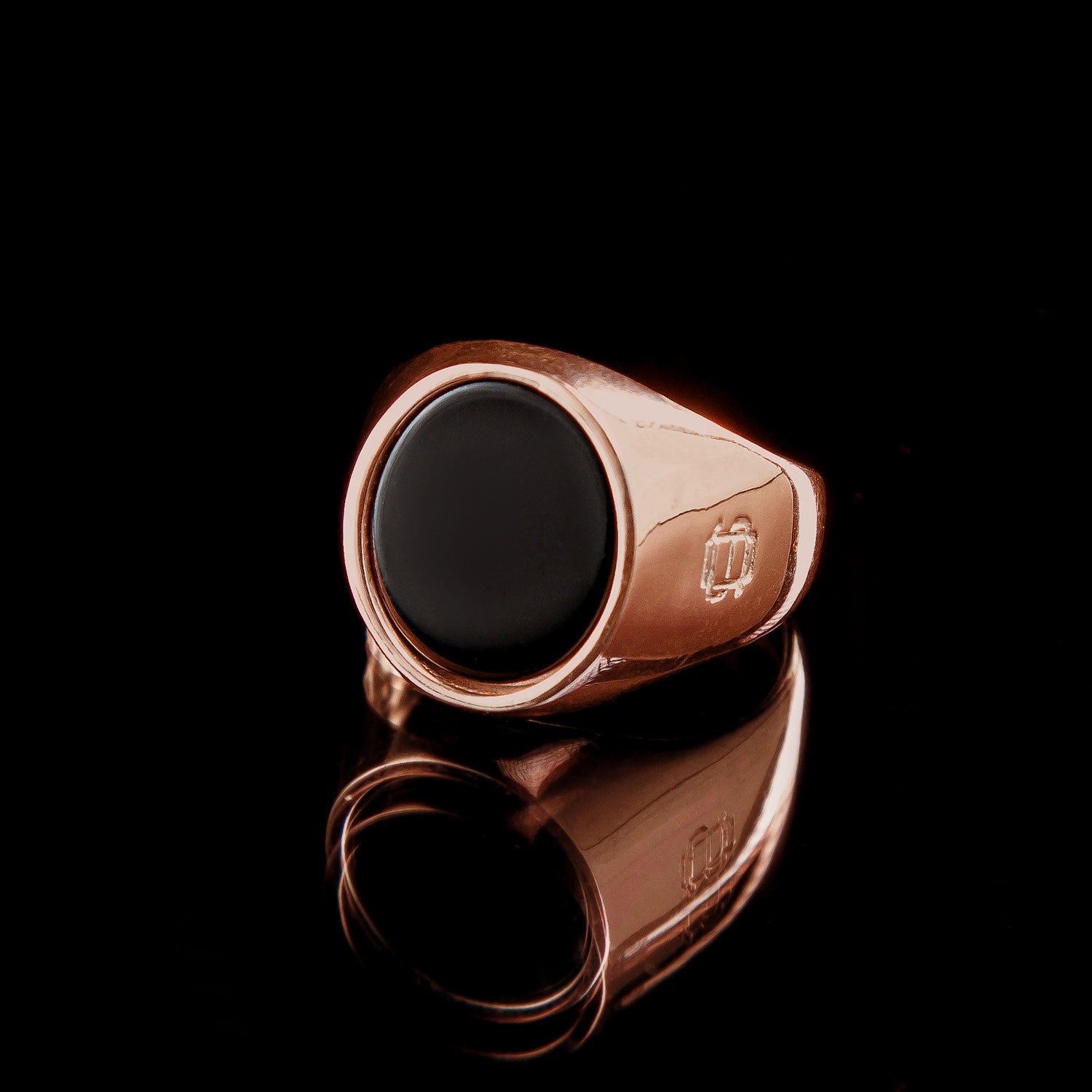 Anel de Prata Soul Oval Banhado a Ouro Rosé | Old Siller
