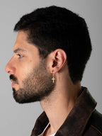 MATERIAL: PRATA BANHADA A OURO | Argola Creed Ouro