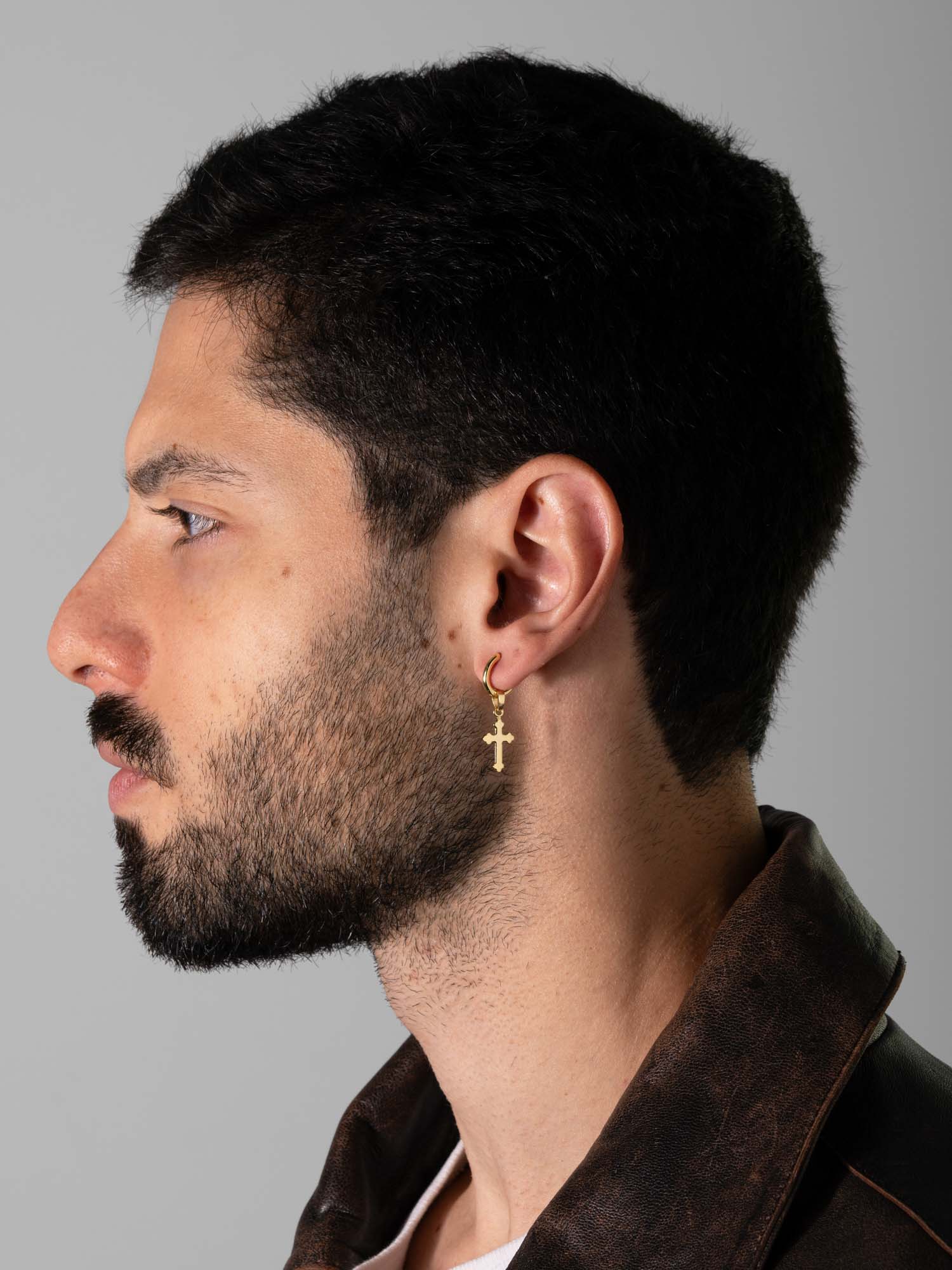 MATERIAL: PRATA BANHADA A OURO | Argola Creed Ouro