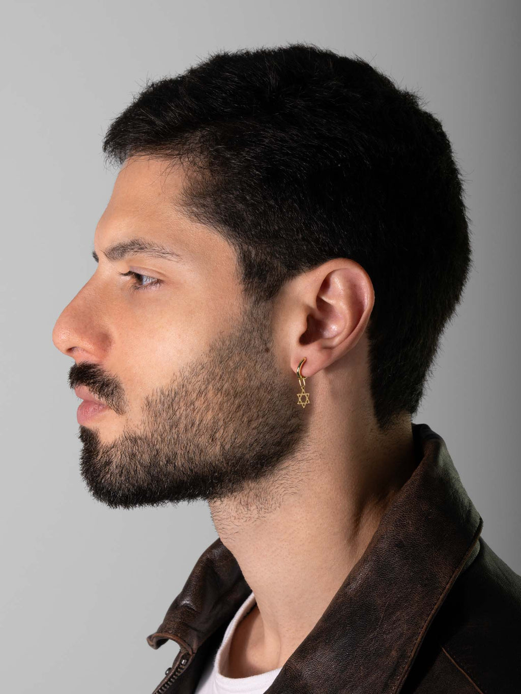 MATERIAL: PRATA BANHADA A OURO | Argola Judah Ouro