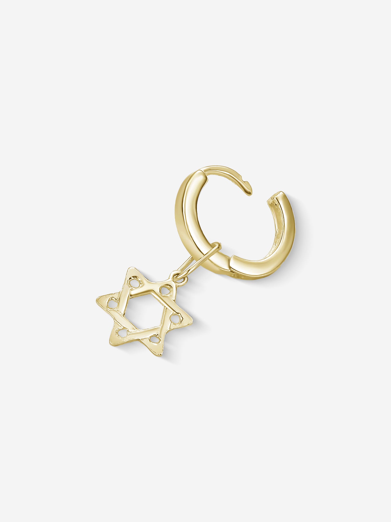 MATERIAL: PRATA BANHADA A OURO | Argola Judah em Prata 925 banhada a Ouro 18k