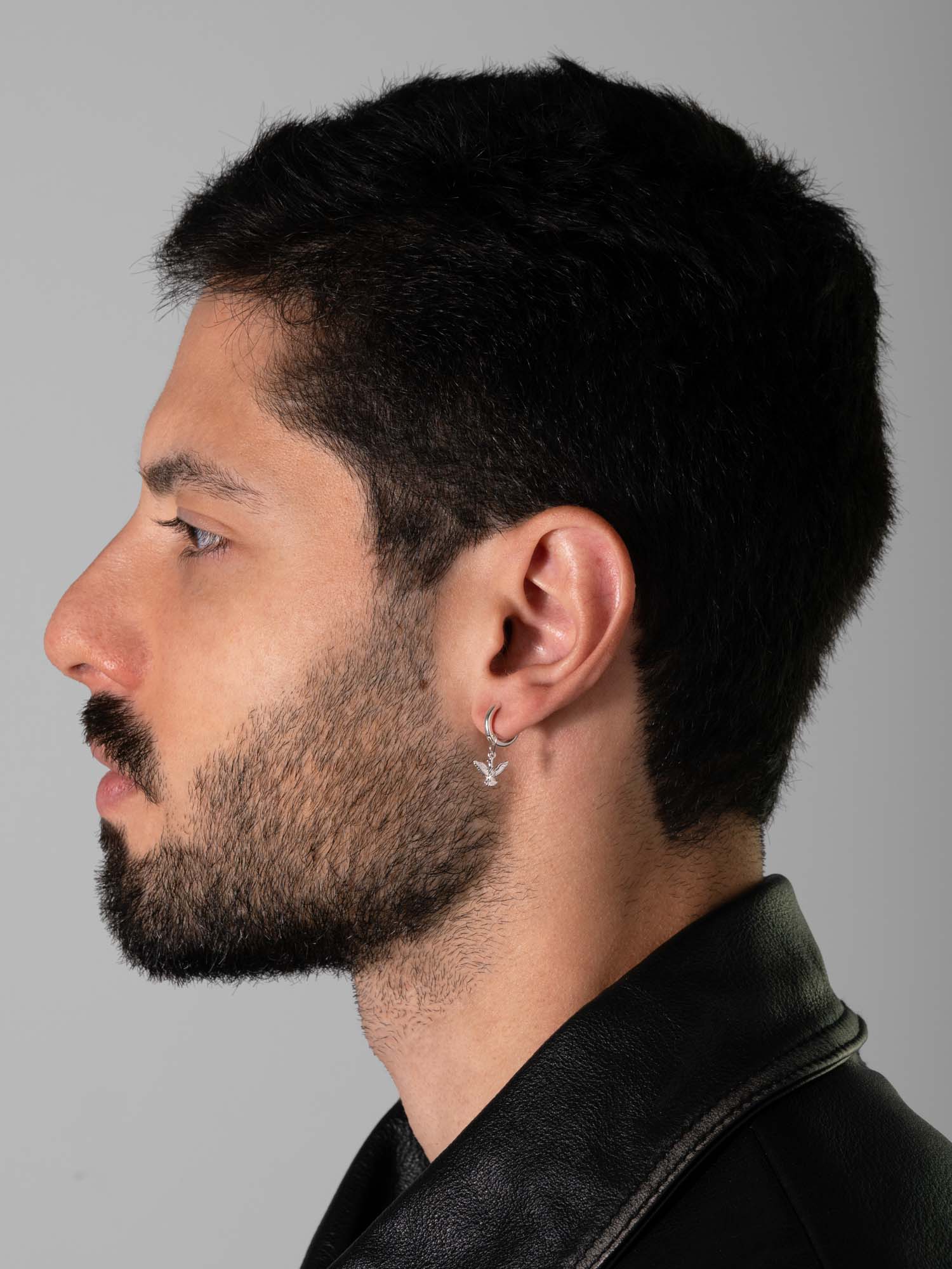 MATERIAL: PRATA | Argola Peace Prata