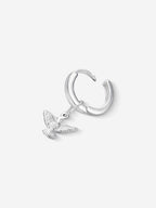 MATERIAL: PRATA | Argola Peace em Prata 925