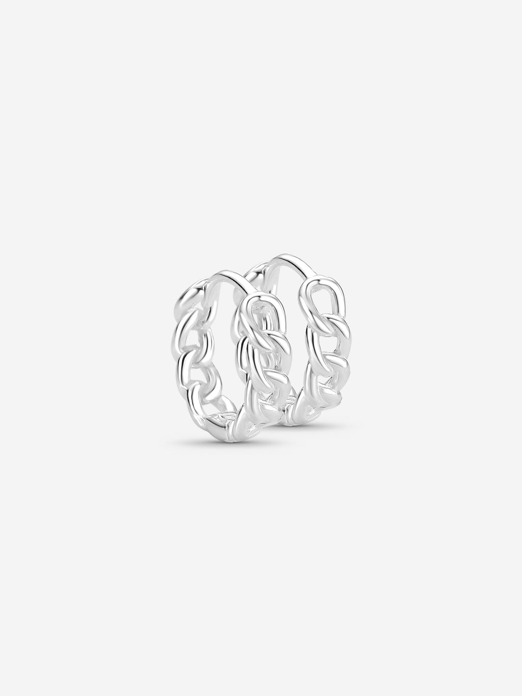 MATERIAL: PRATA | Argola Rope Slim em Prata 925