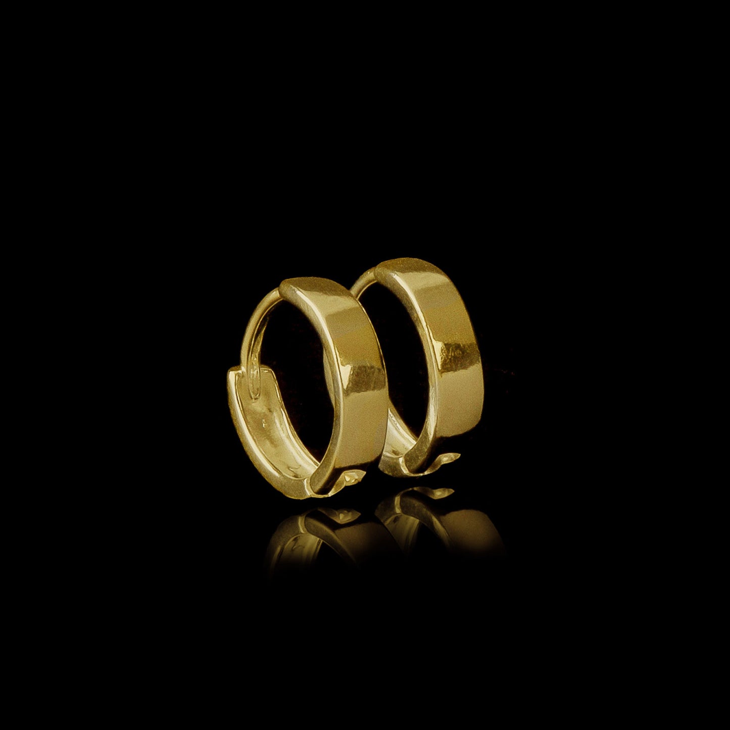 Argola de Prata Bold Banhada a Ouro | Old Siller 