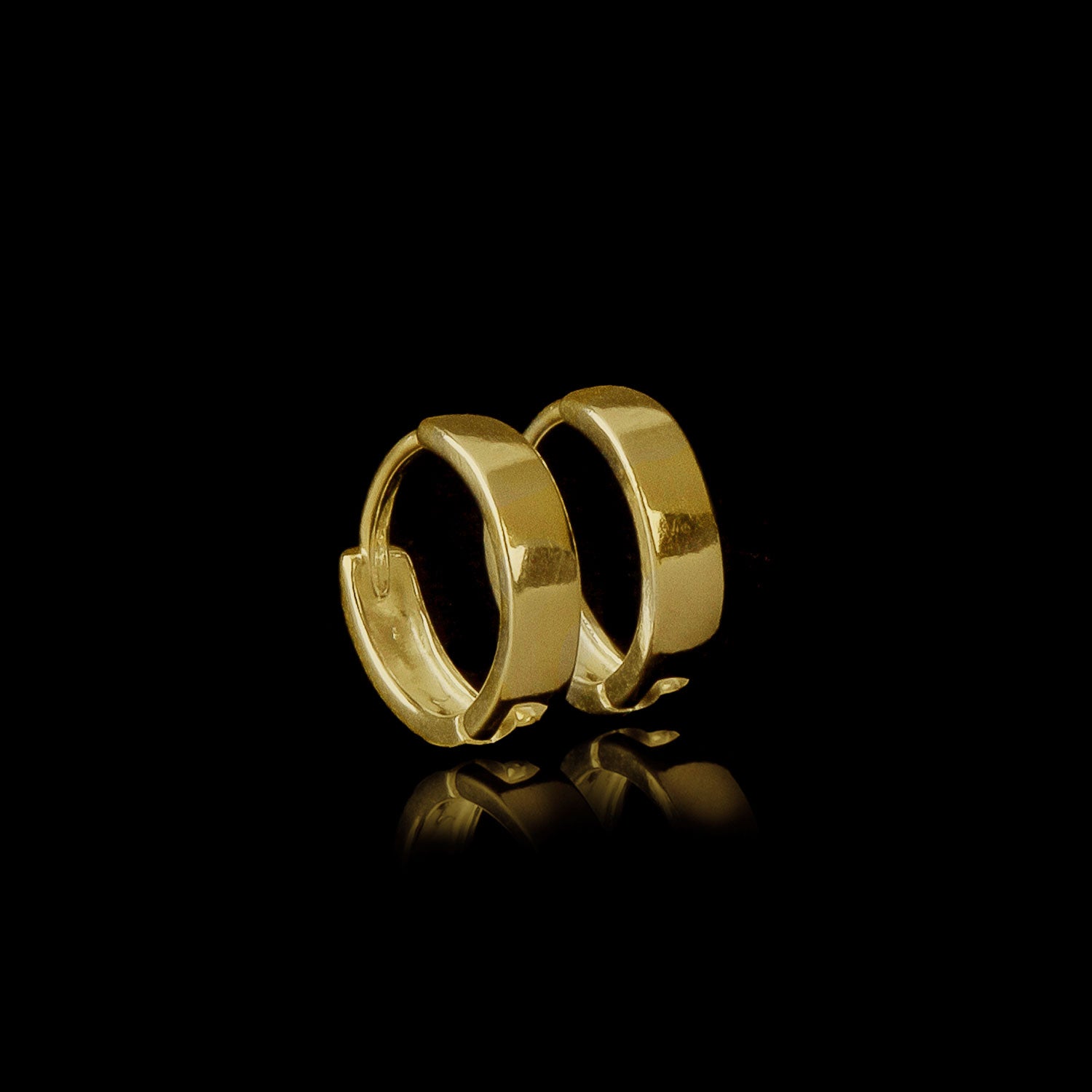 Argola de Prata Bold Banhada a Ouro | Old Siller 
