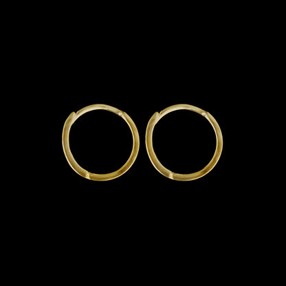 Argola de Prata Bold Banhada a Ouro | Old Siller 2