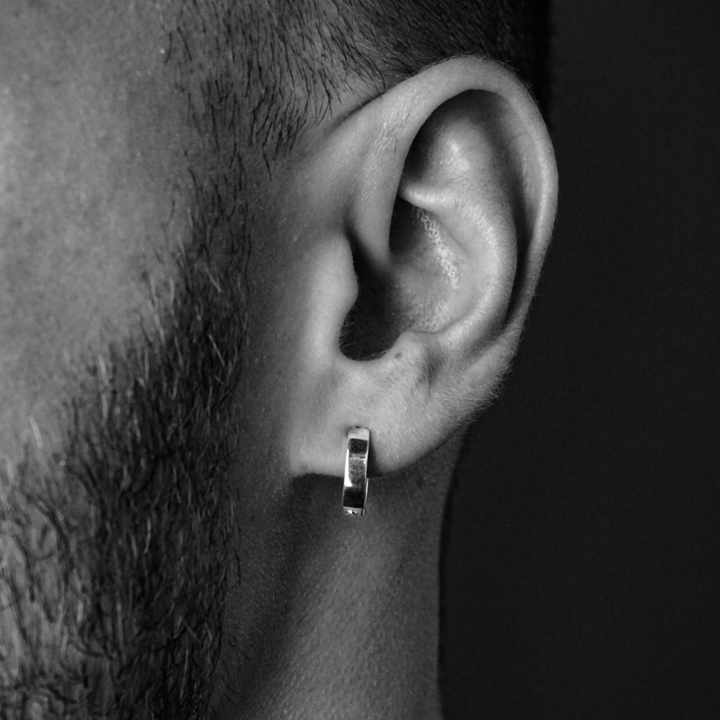Argola de Prata Bold masculina | Old Siller 2